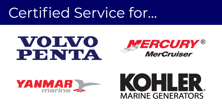 Volvo Penta, Mercury MerCruiser, Yanmare Marine, Kohler Marine Generator Repairs